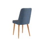 Hanah Home Vina 1048 Mesa Extensible y Sillas, Pino Atlántico y Azul Oscuro